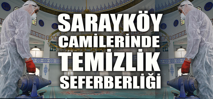 SARAYKÖY’DE CUMA NAMAZI ÖNCESİ HAZIRLIKLAR TAMAM