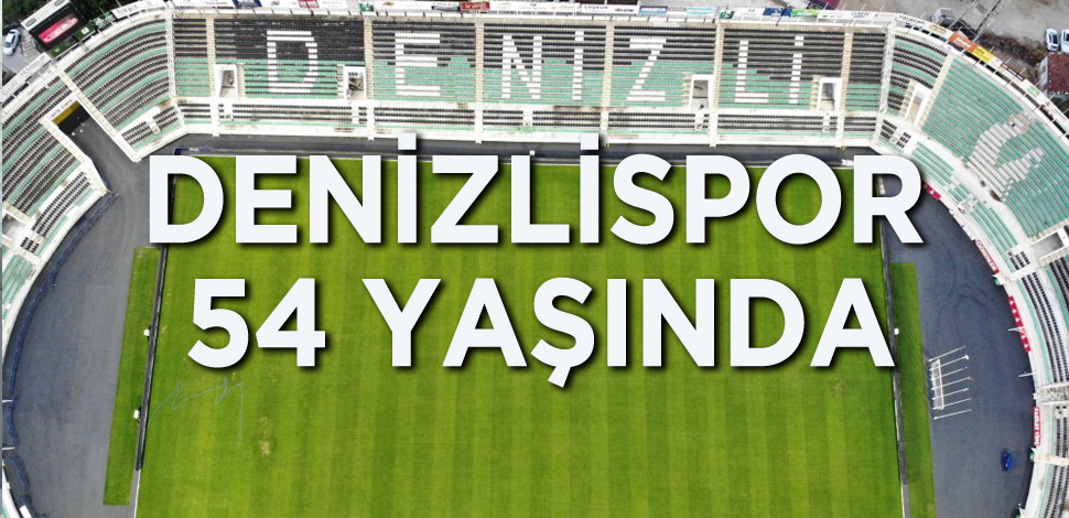 Denizlispor 54. yaşını korona virüs tedbirleri gölgesinde havai fişeklerle kutladı