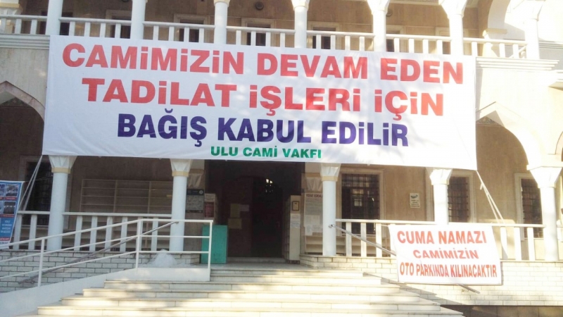 Ulu Camide tadilat çalışmaları başladı