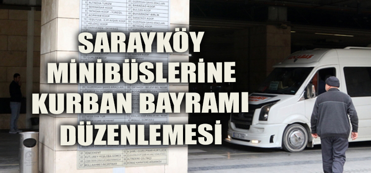 MİNİBÜSLERE KURBAN BAYRAMI AYARI