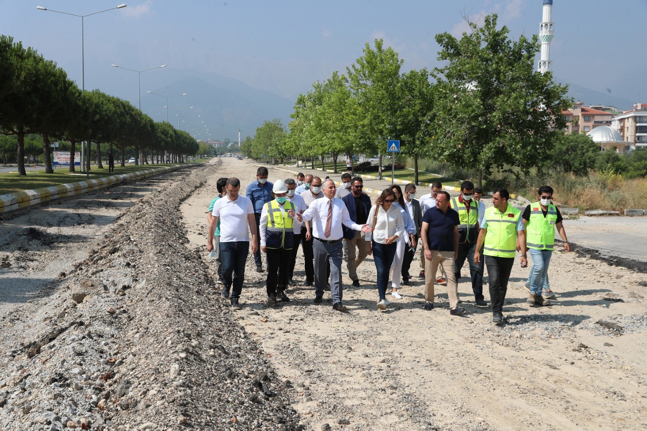 Ali Marım Bulvarı yenileniyor