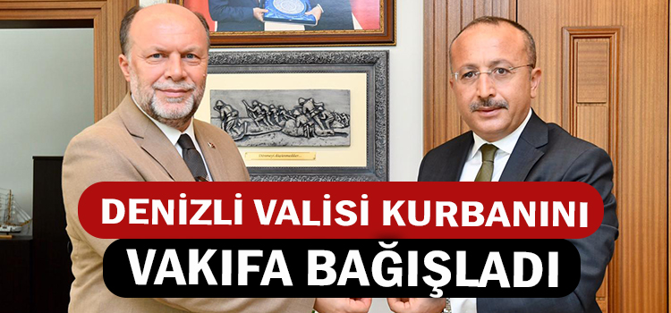 VALİDEN DİYANET VAKFINA BAĞIŞ