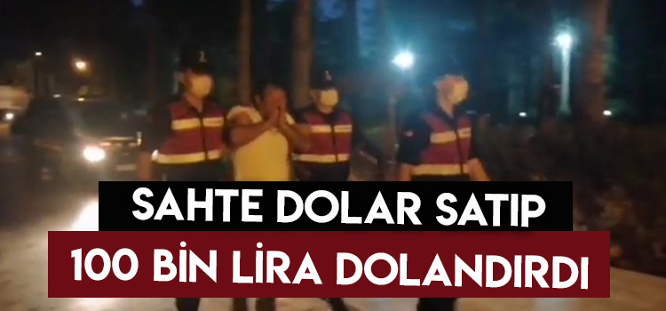 TAVAS’DA SAHTE DOLAR DOLANDIRICILIĞI