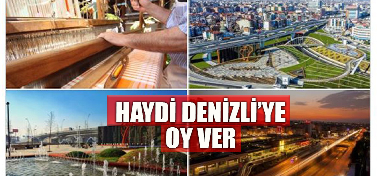 Denizli tek yürek “#WeLoveDenizli” diyor