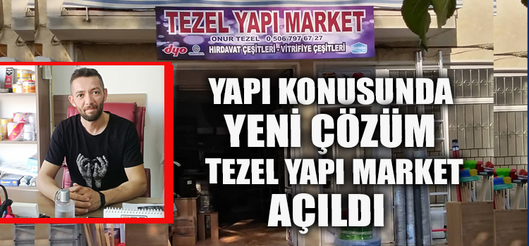 SARAYKÖY’ÜN YENİ YAPI MARKETİ AÇILDI