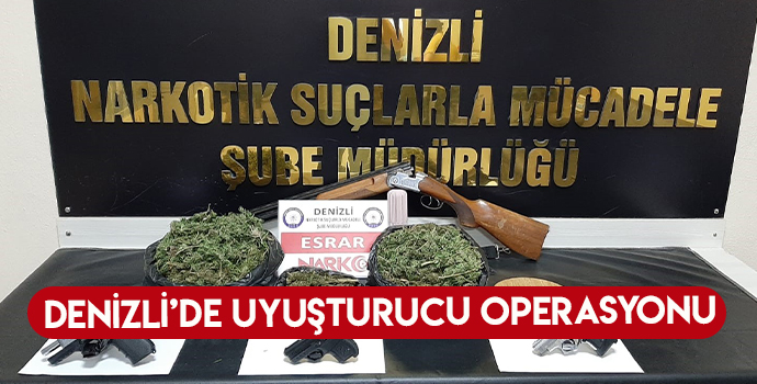 Denizli’de Uyuşturucu Operasyonu: 13 Tutuklu