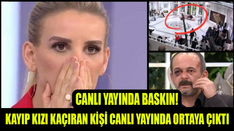 DENİZLİLİ KIZI KAÇIRAN KİŞİ, CANLI YAYINDA GÖZALTINA ALINDI!