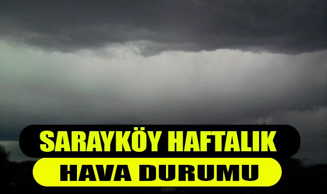 Sarayköy Haftalık Hava Durumu!