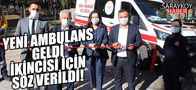 Çal ilçesi, İstediği Ambulansa Törenle Kavuştu!