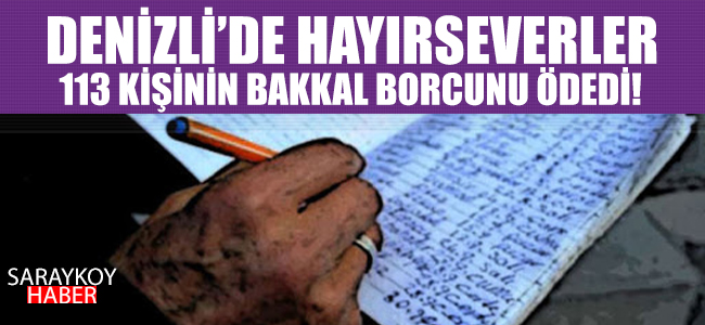 Denizli’de Hayırseverler İş Başında!