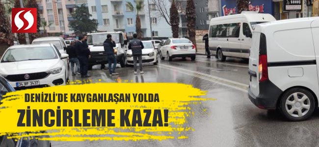 Denizli’de Zincirleme Kaza!