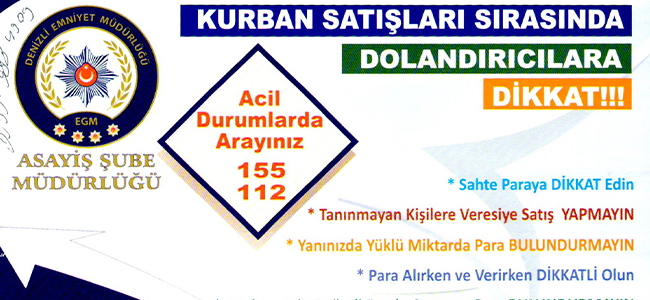 Emniyet Müdürlüğünden Dolandırıcılar Hakkında Uyarı Geldi!