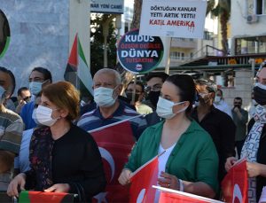 Denizli’de İsrail Zulmü protesto edildi!