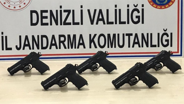 Denizli’de ruhsatsız silah operasyonu!