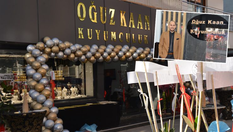 Sarayköy’ün görkemli kuyumcusu açıldı