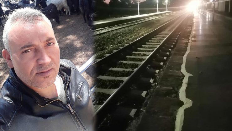 Söke-Denizli treninin çarptığı adam feci şekilde can verdi!