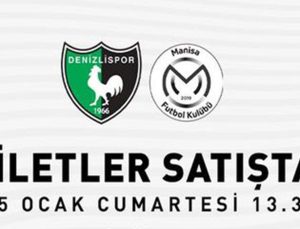 Altaş Denizlispor – Manisa FK maçı biletleri satışa çıktı!