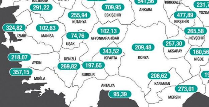 Denizli’de vaka sayıları düşüşe geçti!