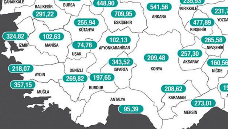 Denizli’de vaka sayıları düşüşe geçti!