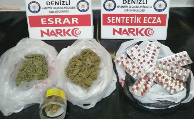 Denizli’de uyuşturucu tacirlerine ağır darbe!