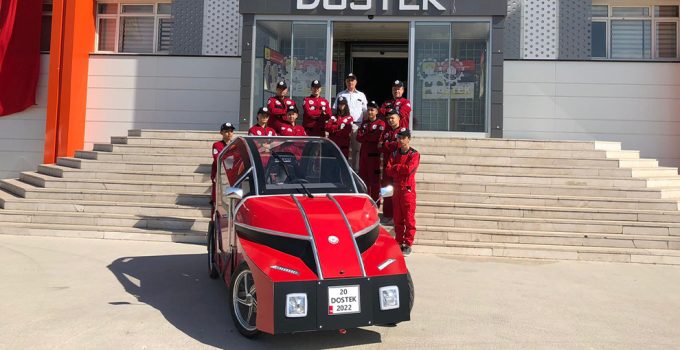 Buldan Takımı ve DOSTEK’ in Elektrikli Aracı Yarışma için Kocaeli’ ye yolcu edildi!