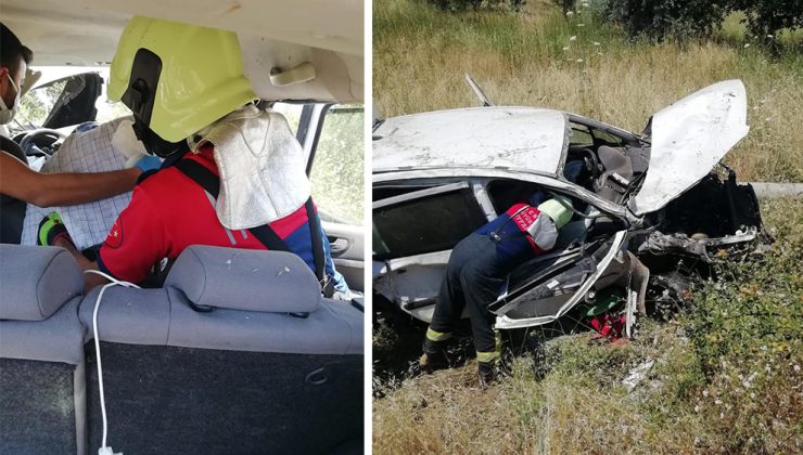 Denizli’de kaza yapan araç içerisinde bulunan 1 kişi hayatını kaybetti!
