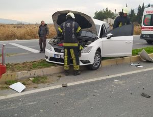 Denizli Sarayköy’de meydana gelen feci trafik kazasında 3 kişi yaralandı!