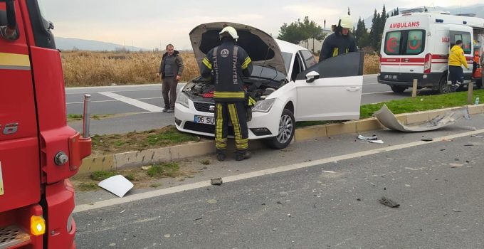 Denizli Sarayköy’de meydana gelen feci trafik kazasında 3 kişi yaralandı!