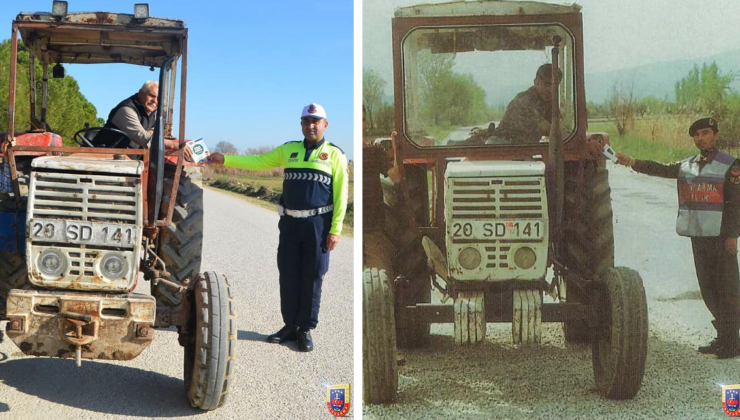 Denizli’de çekilen bu fotoğraf viral oldu, İçişleri Bakanlığı sosyal medya hesaplarında paylaşıldı!