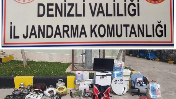 Denizli İl Jandarma Komutanlığı 5 faili meçhul hırsızlık olayını aydınlattı!