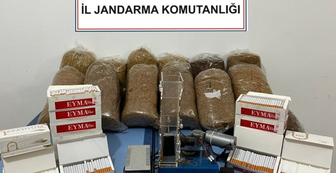 Denizli İl Jandarma’dan kaçakçılara ağır darbe! Çok sayıda kaçak ürün ele geçirildi!