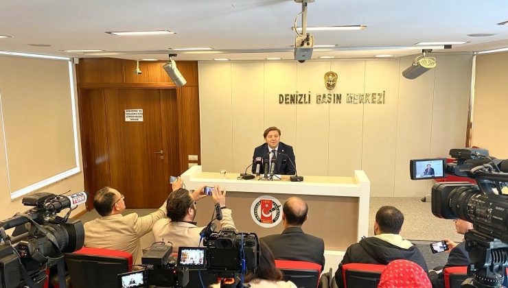 Sarayköylü milletvekili aday adayı Mehmet Efe basın açıklaması yaptı, “Üreten Denizli, Üreten Millet, Kazanan Türkiye’