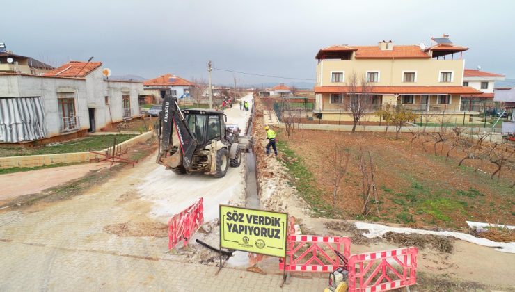 Büyükşehir DESKİ’den Hançalar’da alt yapı atağı!