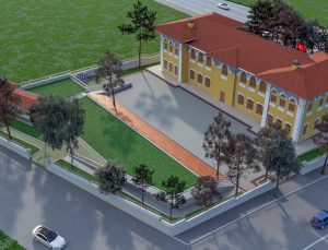 Denizli Çal’da yanan Ata mirası okul yeniden hayat bulacak!