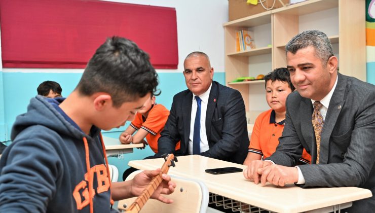 İl Mili Eğitim Müdürü Süleyman Ekici Yatılı Bölge Okulu Ziyaret Etti
