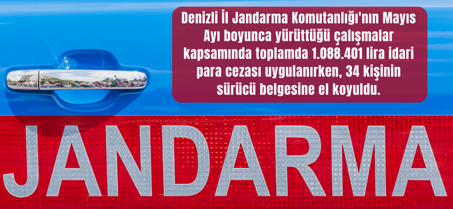 Denizli İl Jandarma’dan başarılı trafik uygulaması, aranan 23 şüpheli yakalandı, 113 araç trafikten men edildi!