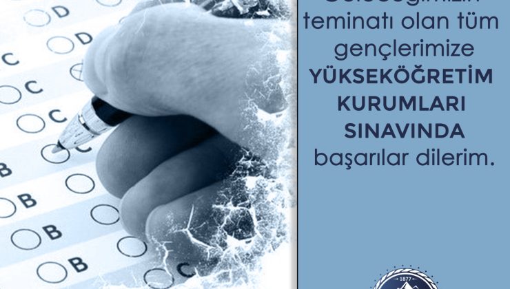 Babadağ Belediye Başkanı Ali Atlı YKS öğrencilerine başarılar diledi!