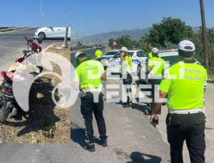 Denizli Sarayköy İlçesi kavşakta yine mi kaza! Motorsiklet sürücüsü hayatını kaybetti!