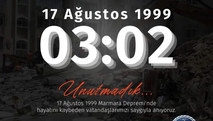 BAŞKAN ATLI, “17 AĞUSTOS 1999 TARİHİN EN UZUN SAHNESİ”!