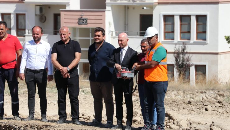 Sarayköy TOKİ konutlarının temeli atılıyor.