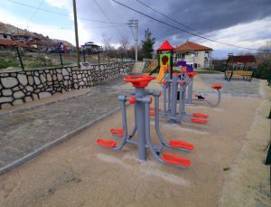Honaz Parklarına Yeni Spor Aletleri!