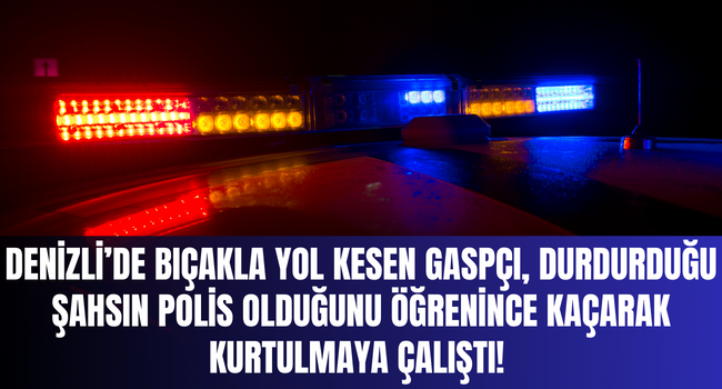 Gasp etmek istediği kişinin polis olduğunu öğrendi, kaçarken yakalandı!