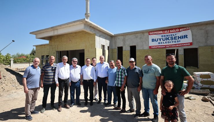 Karahasanlı Aile Sağlığı Merkezi inşası sona geldi