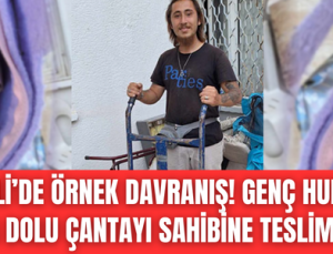 Para dolu çanta bulan Denizlili hurdacıdan örnek davranış!