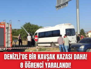 Denizli’de bitmek bilmeyen kavşak kazaları!