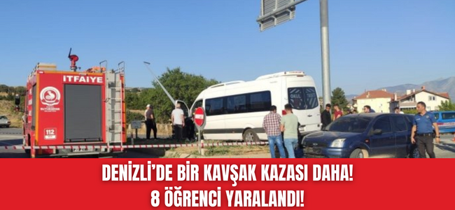 Denizli’de bitmek bilmeyen kavşak kazaları!