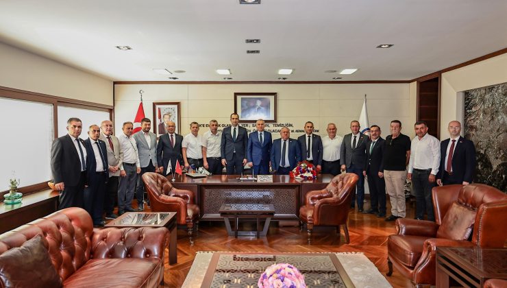 Esnaf ve Sanatkarlar Odaları’ndan Başkan Zolan’a ziyaret