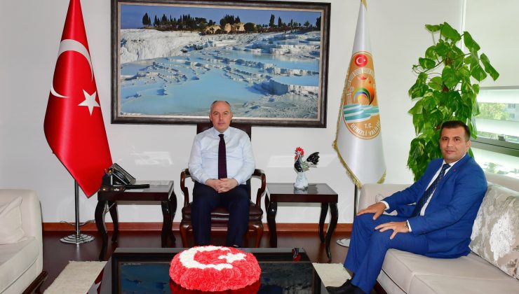 Başkan Atlı Vali Coşkun’u yeni görevinde başalılar diledi.