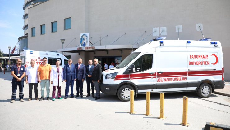 PAÜ Hastanelerine Ambulans Bağışı İçin Protokol İmzalandı!