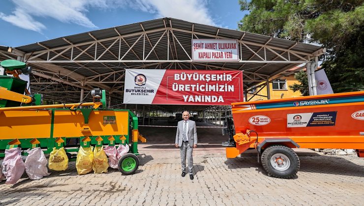 Büyükşehir destekliyor, üretici nefes alıyor